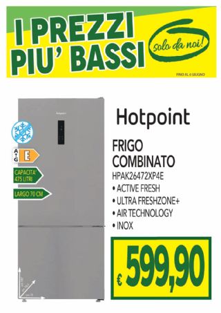 FRIGO HOTPOINT-ARISTON HPAK26472XP4E